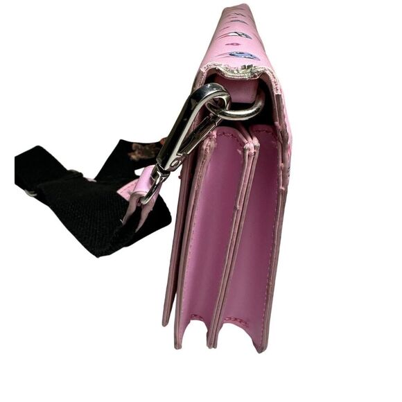 Crossbody Cat Meow Sling Bag Nintendo Switch Animal Crossing Case Purse w/Pins - Picture 8 of 14